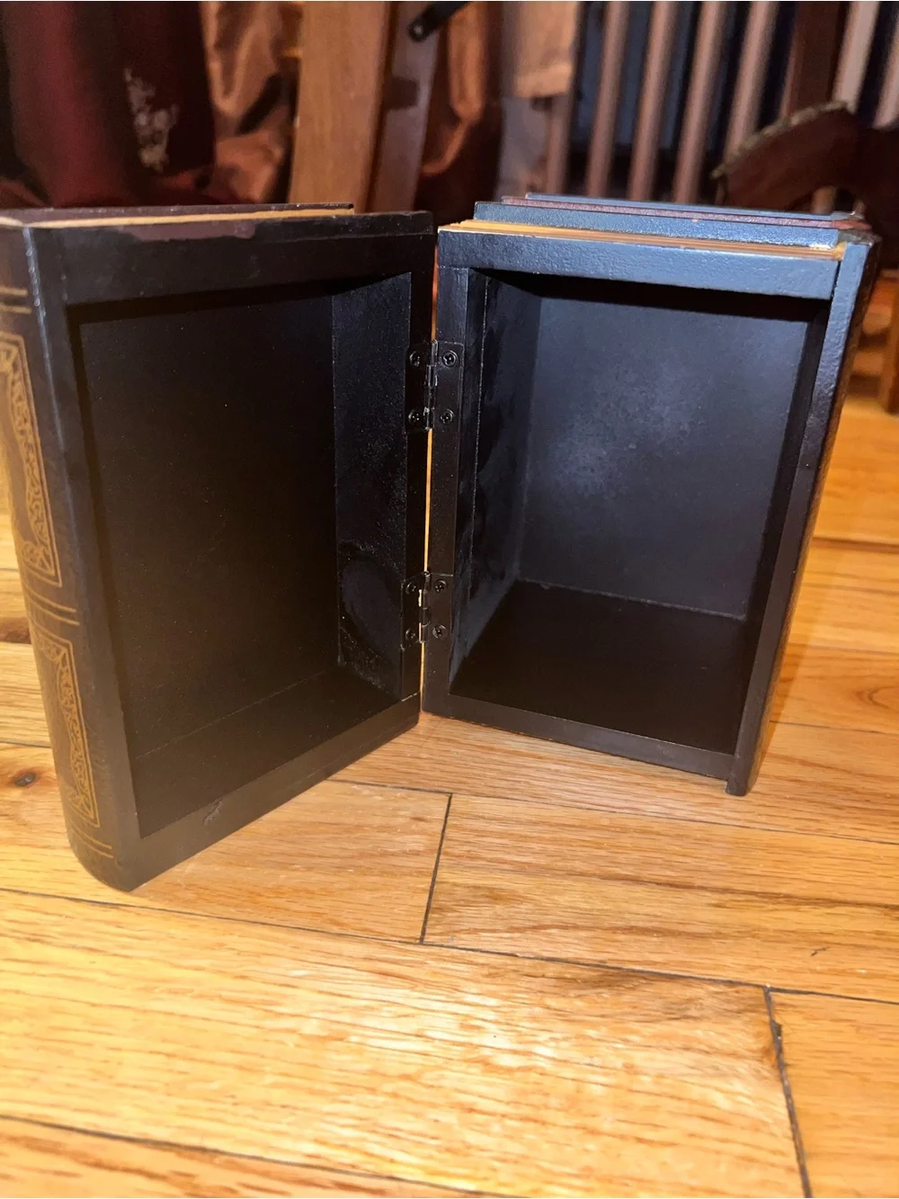 Secret Wooden Books Hiding Compartment. Old World Look.